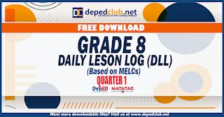 DAILY LESSON LOG GRADE 8 (DLL 8) QUARTER 1 SY 2024 .